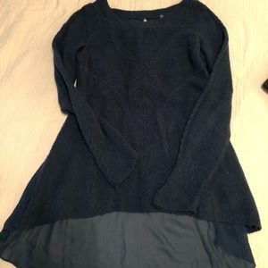 Deep Blue Anthropologie Sweater